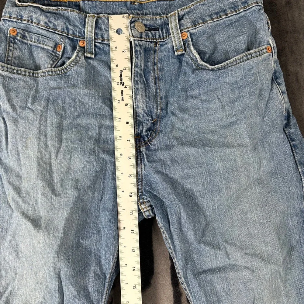 Levi's 505 Regular Fit Jeans Mens W31 L30 Blue Light Wash Straight Leg